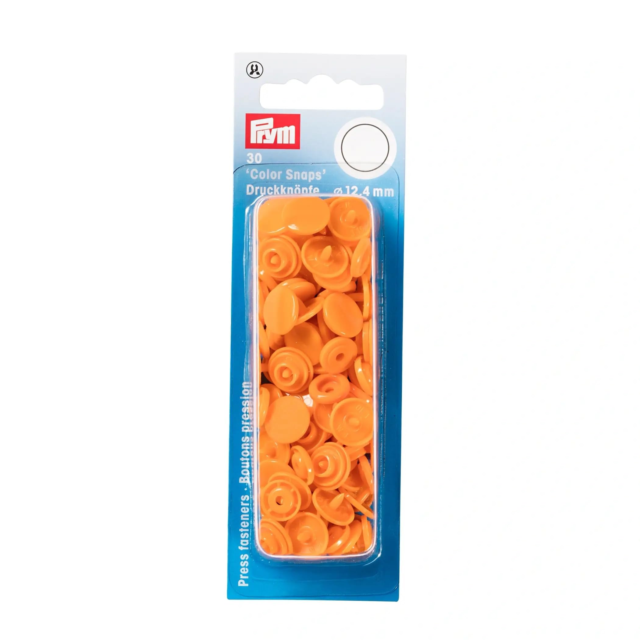 Prym - Prym Orange (12.4mm) Press Fasteners - 1 Unit