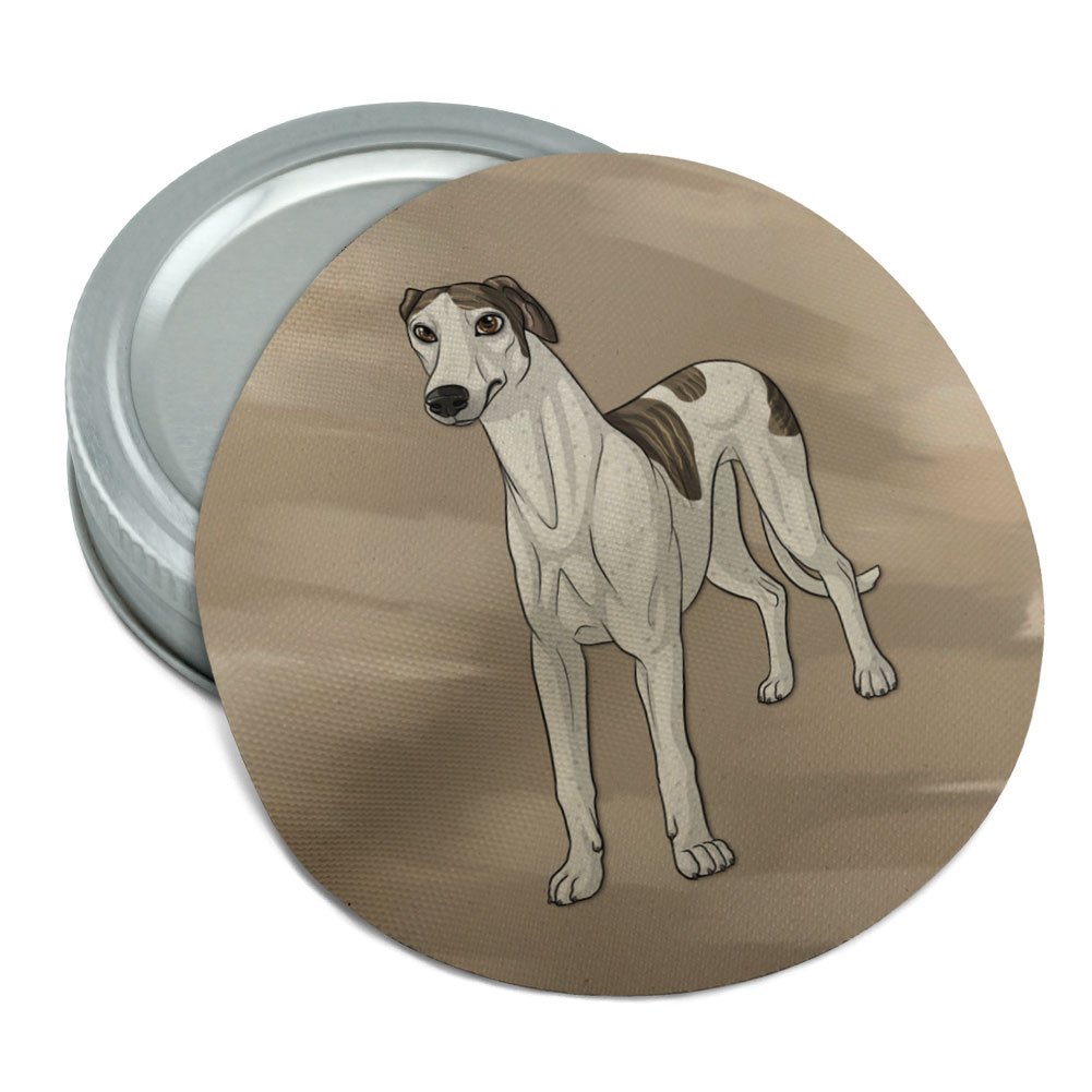 Greyhound Dog Pet Round Rubber Non-Slip Jar Gripper Lid Opener