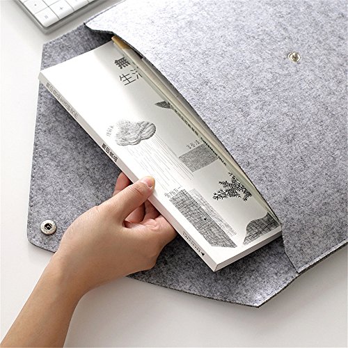 File Folders-Felt Folder Expanding File Folder Paper Portfolio Case Letter Envelope A4 Folders (2 Pcs) #TOP2