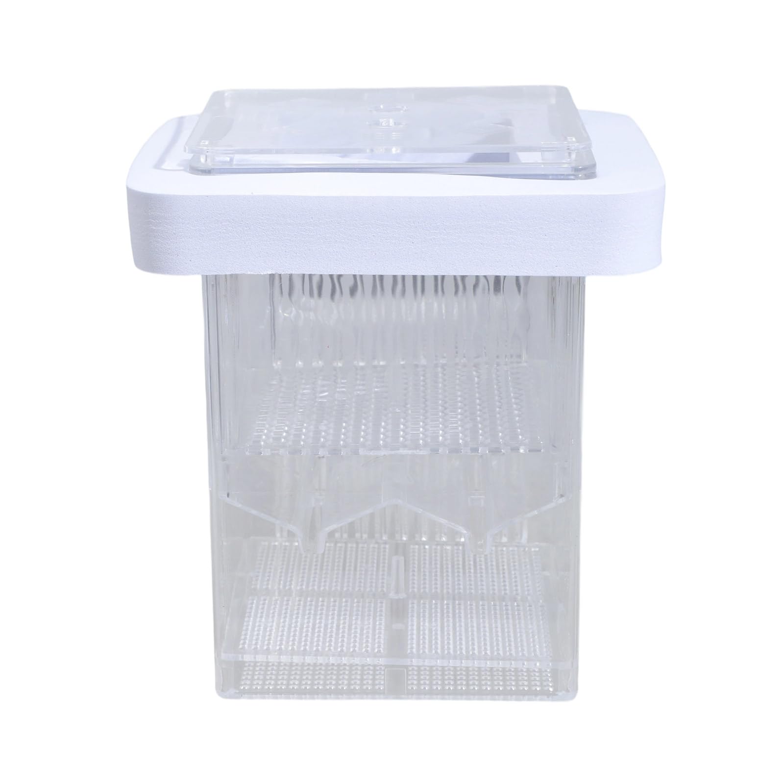 Buxuaaaa Aquarium Clear Breeding Box Double-Layer Hatchery Incubator for Fish Fry Shrimp Isolation & Spawning Fish Fry Incubator for Aquarium