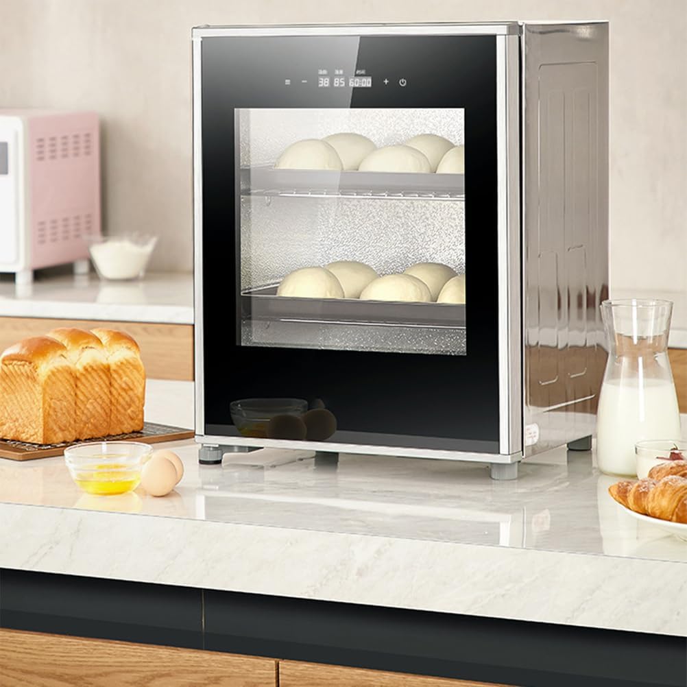 40L Dough Proofer Machine, Electric Bread Proofing Box Precision Dual-Control Proofing Machine Sourdough Starter Warmer for Bread Pizza Yogurt