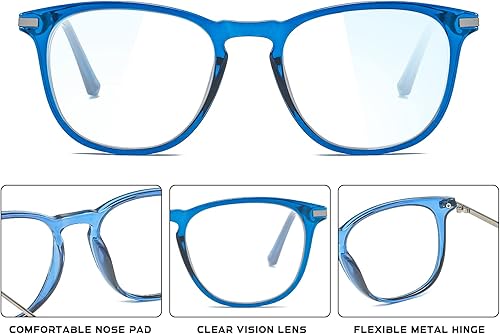 Miniatura 2 de SummerLight Gafas de bloqueo de luz azul, gafas ligeras para computadora para juegos y teléfonos para mujeres y hombres, sin receta
