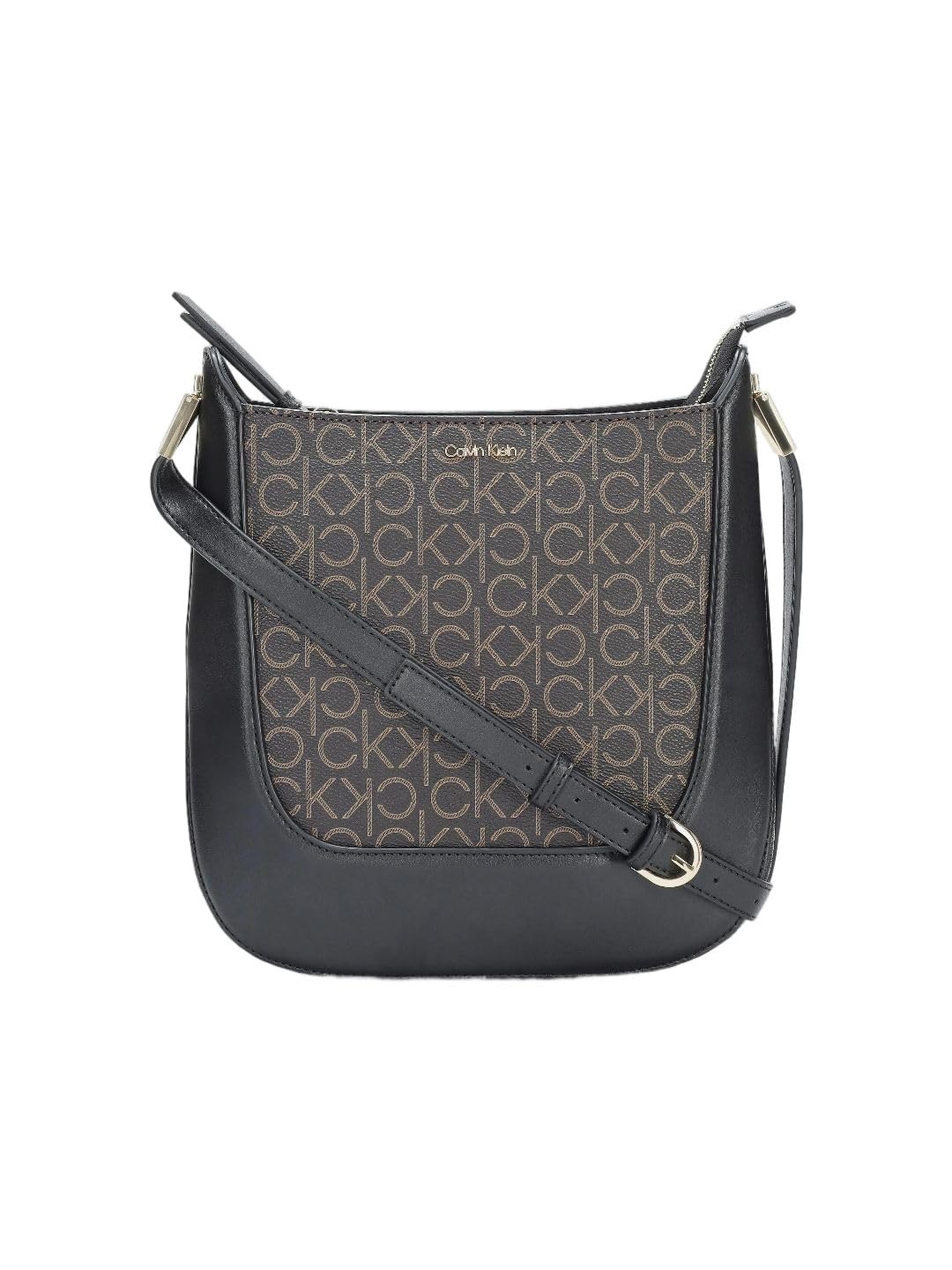 calvin klein Logo Dark-Brown Pu Sling Bag-picture-15