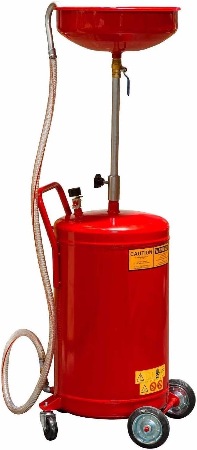 A++ 20 Gallon Waste Oil Drain Tank Air 3198 Operated Drainer Oil change