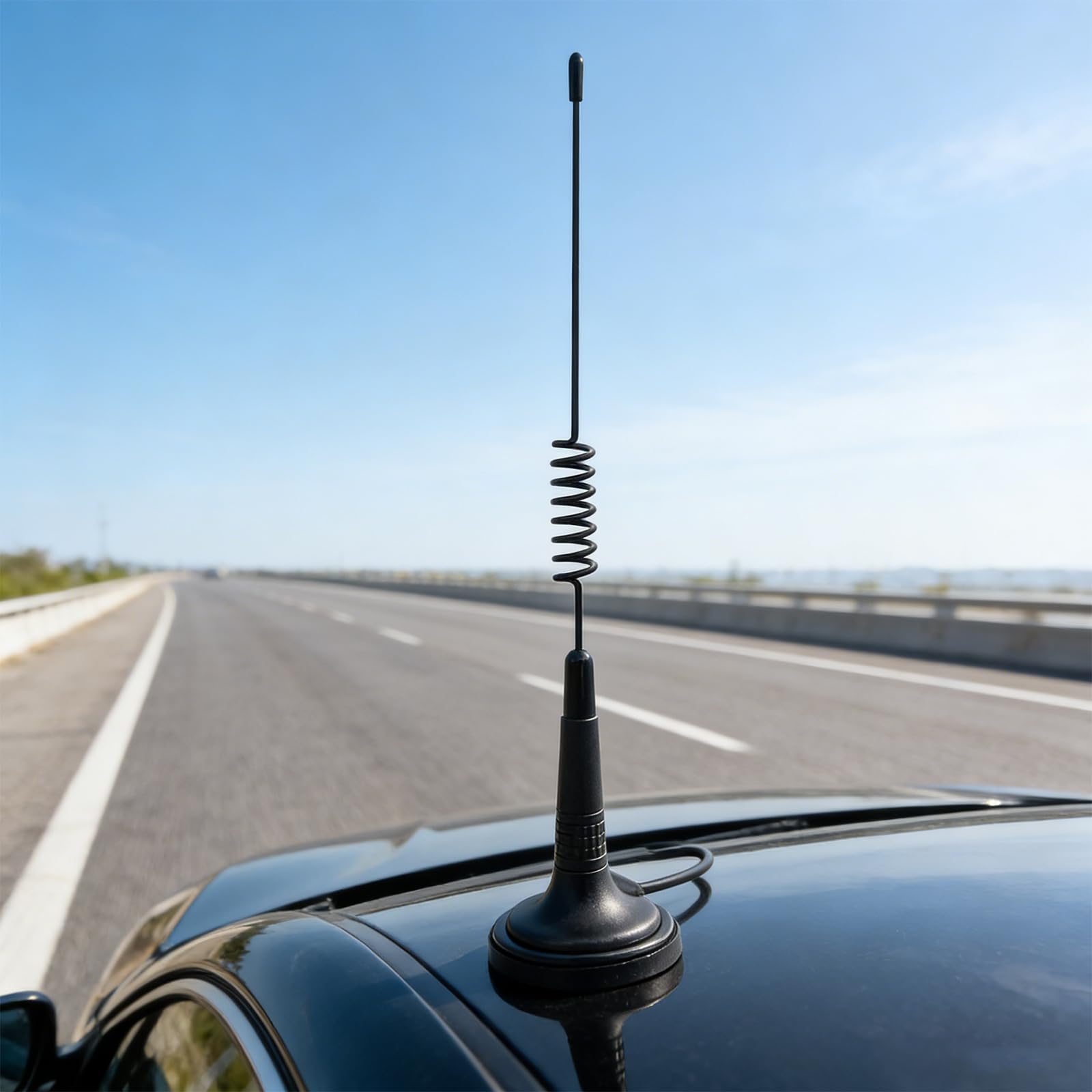 Antena magnetyczna CB 27 MHz z złączem PL-259, BNC, 4m kabel RG58, montaż magnetyczny do pojazdów ciężarowych i samochodów