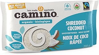 Cuisine Camino Organic Shredded Coconut-Shredded Coconut (Unsweetened), 200G