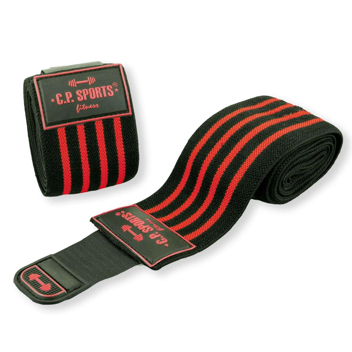 C.P. Sports Paire de Bandages Professionnels pour Le coude pour Fitness, Bodybuilding et Powerlifting