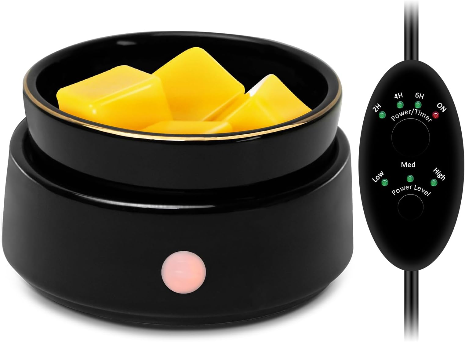 Bobolyn Candle Wax Melt Warmer with Timer Auto Shut-Off Ceramic Electric Wax ...