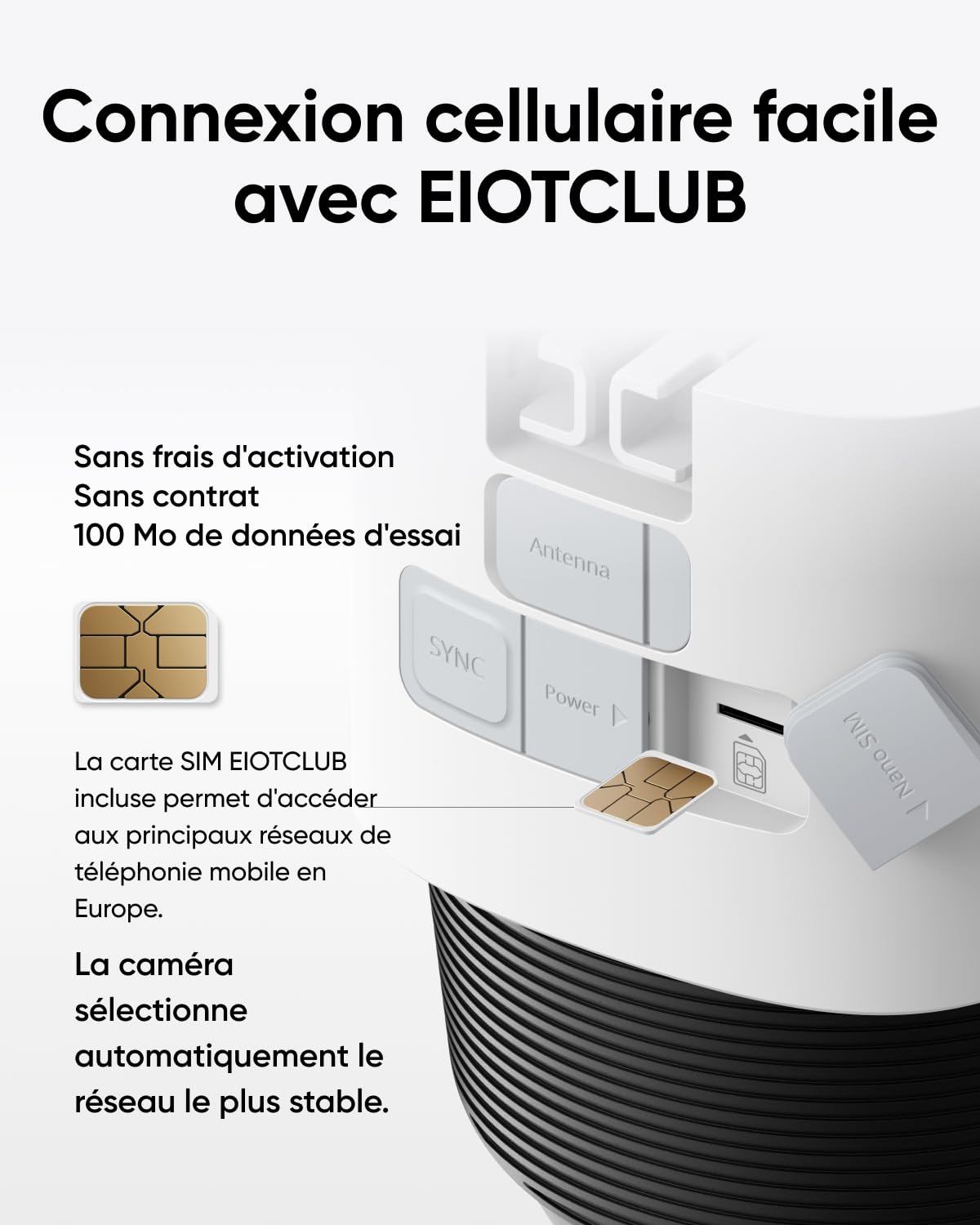 eufy Caméra de Surveillance S330 | WiFi 4G LTE, 4K UHD, inclinaison panoramique, alimentation solaire sans fil, suivi humain/véhicule par IA, avec carte SIM