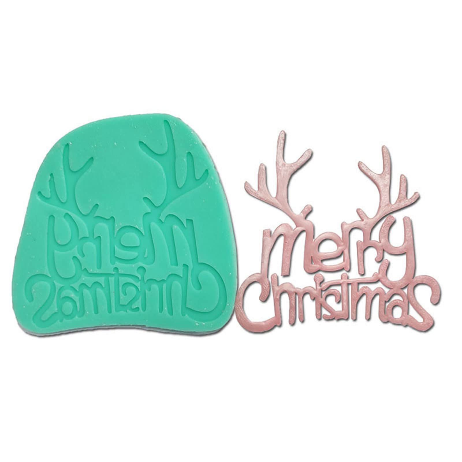 Tsophreniq Silicone Fondant Mold Chocolate Bakeware Creative Christmas Series Silicone Baking Gadget Cake Baking Accesso Chocolate Molds for Kids