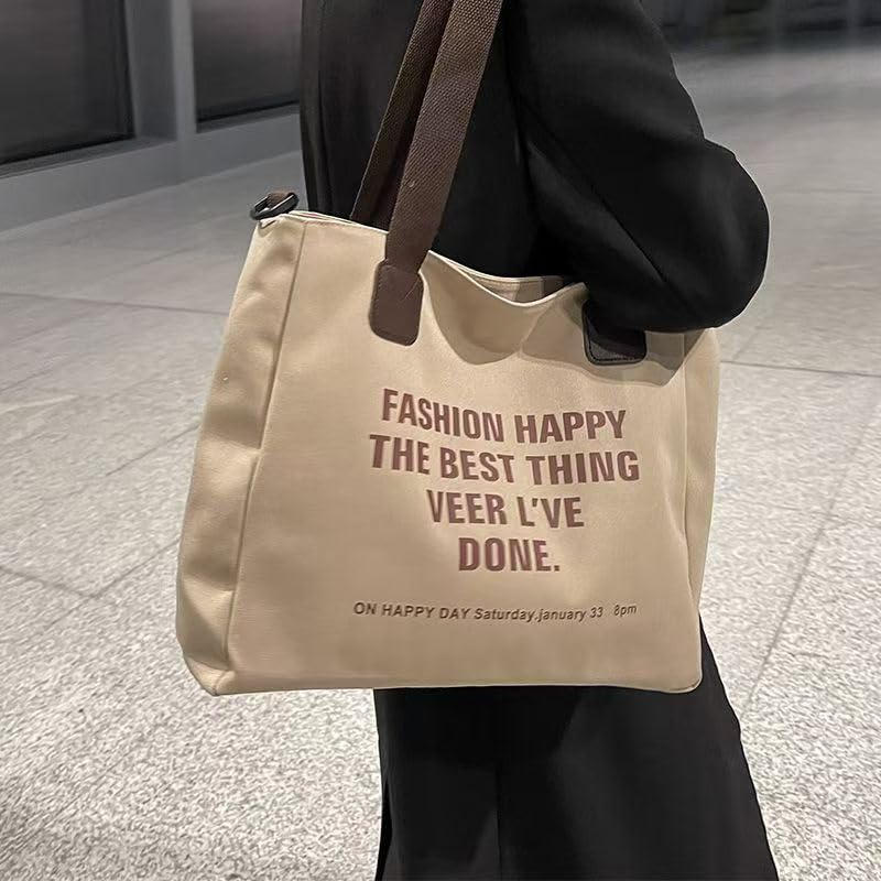 Bolso Tote de Lona Estampado Trendy para Mujer miniatura 3