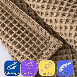 Luxury Waffle Hand Towel Sets for Bathroom, Extra Large 20x35 Brown 100% Turkish Cotton Waffle Weave Hand Towels (Brown, Set of 4 Hand Towels) Luxury Waffle Hand Towel Sets for Bathroom Extra Large 20×35 Brown 100 Turkish Cotton Waffle Weave Hand Towels Brown Set of 4 Hand Towels