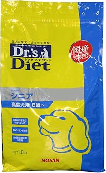 Amazon Co Jp ドクターズダイエット Dr S Diet 療法食 犬用シニア 1 8kg ペット用品