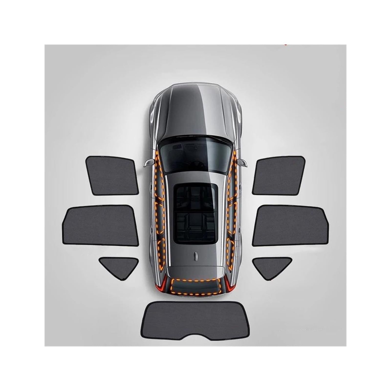 Auto zijruit zonnescherm 2-pack, voor Benz GLB X247 2019-2024 ademend gaas verduisterende raamgordijnen voor het blokkeren van UV-straling,B-Front Auto zijruit zonnescherm 2-pack, voor Benz GLB X247 2019-2024 ademend gaas verduisterende raamgordijnen voor het blokkeren van UV-straling,B-Front