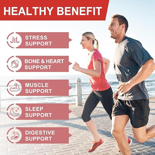 Miniatura 4 de Gomitas de glicinato de magnesio sin azúcar, 500 mg de glicinato de magnesio con 200 mg de L-treonato de magnesio, taurato, malato, COQ10, vitamina