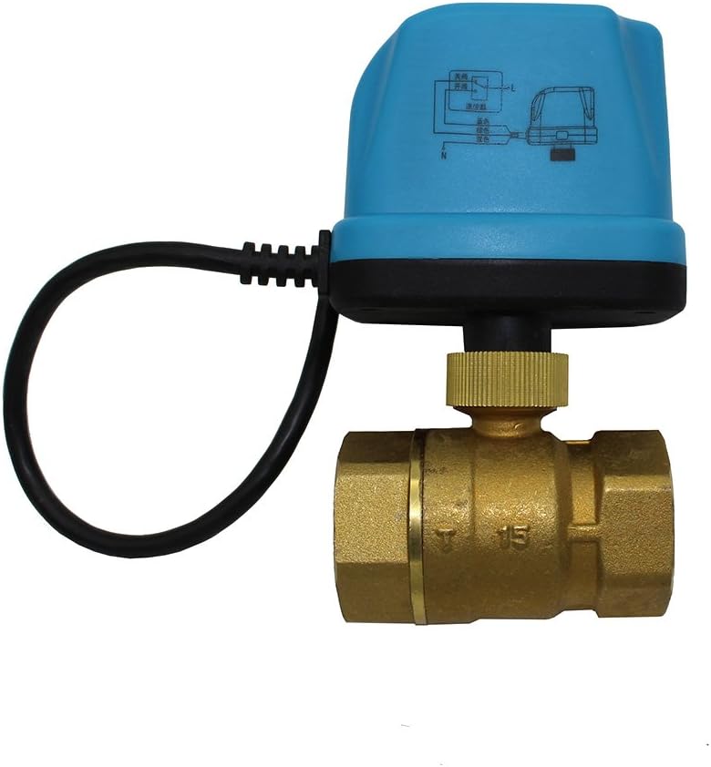 OEM SYSTEMS COMPANY DN 15 DN20 DN25 DN 32 Motorised Valve 220 V 2 Way Brass Forged Valve Ball Actuator Motor