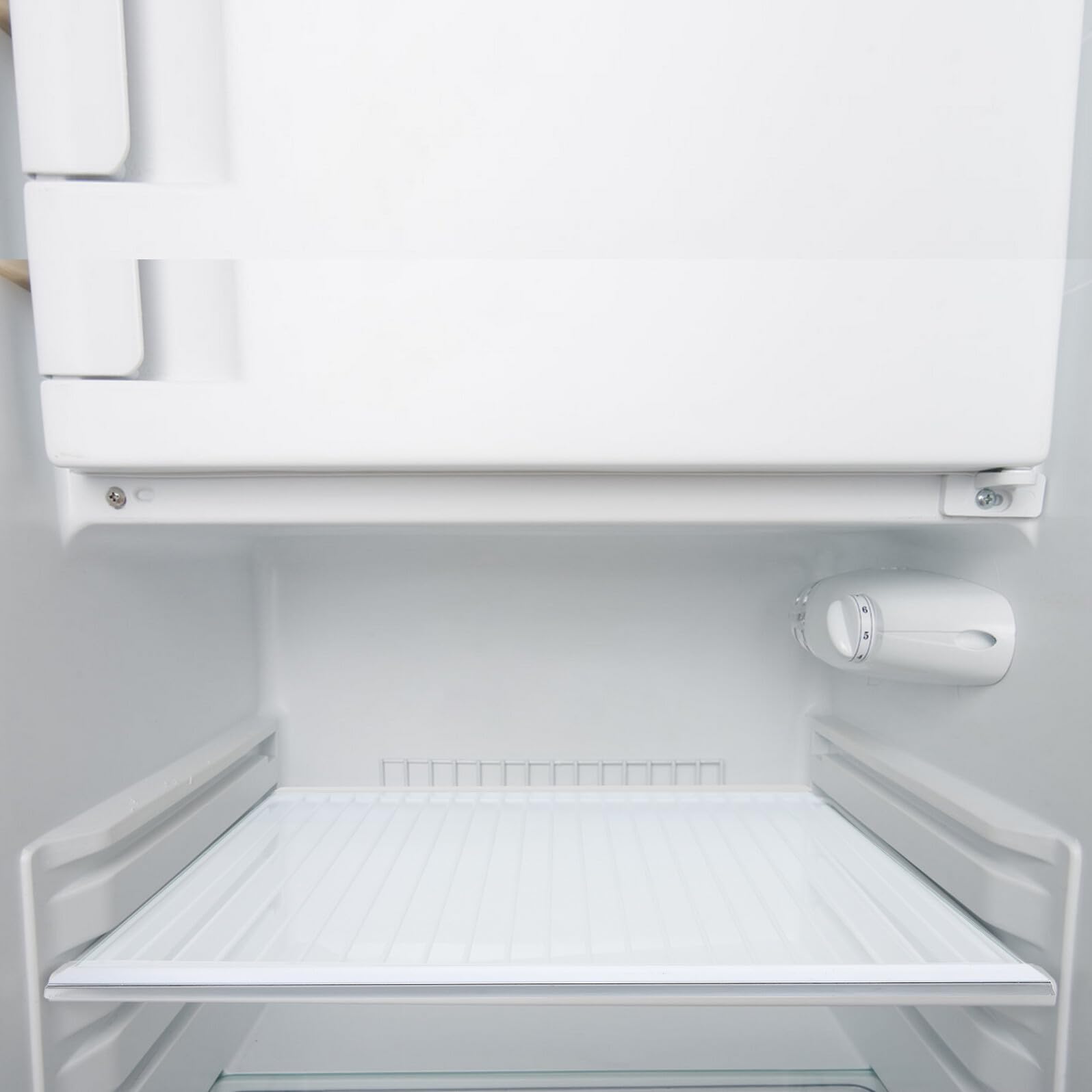 Zerodeko Estante de Vidrio Templado para Frigorífico Superficie Fácil de Limpiar y Alta Visibilidad, Divisor Práctico para Almacenamiento de Alimentos Frescos