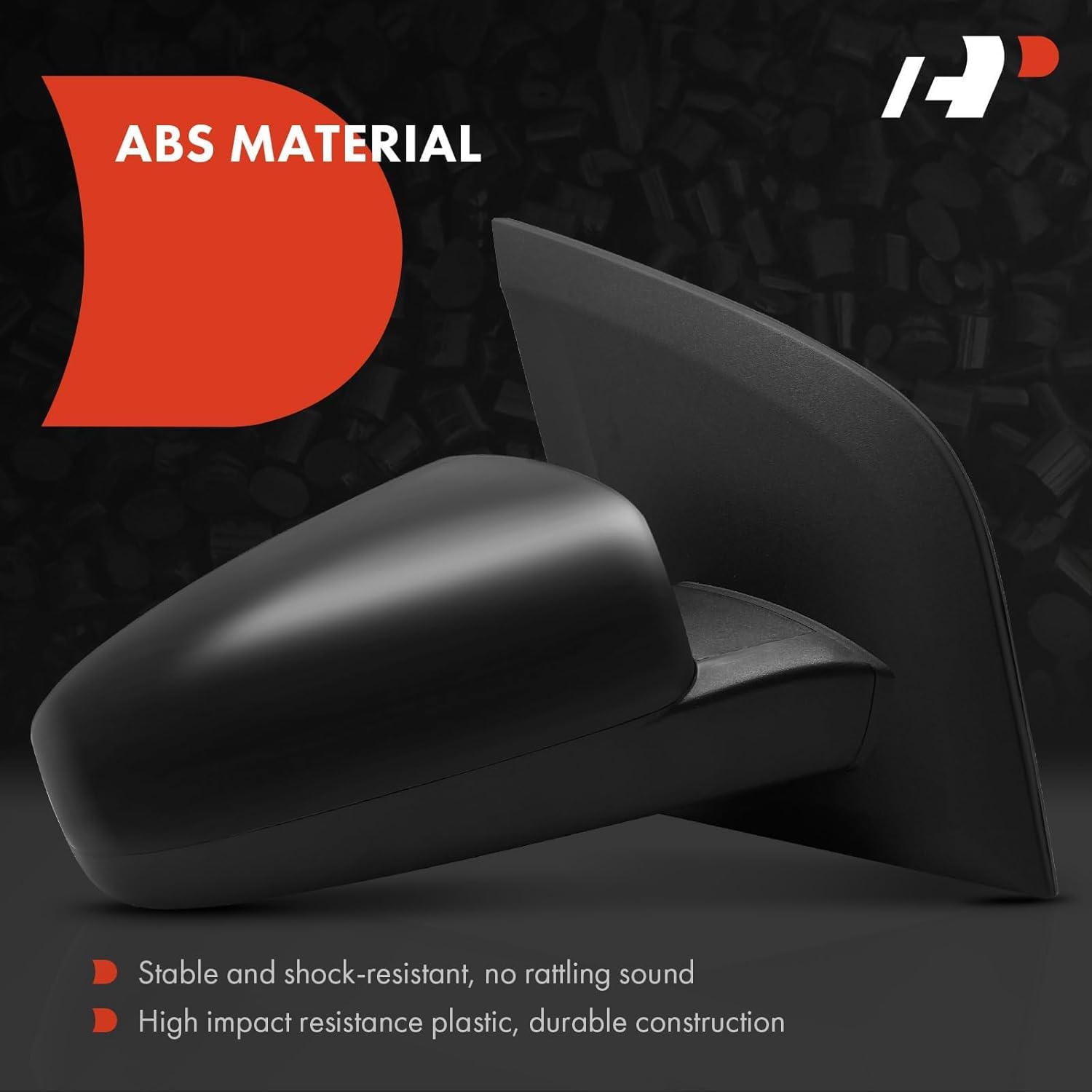 A-Premium Pair (2) Driver and Passenger Side Manual Door Mirror - Compatible with Nissan Sentra Base 2007 2008 2009 2010 2011 2012 - Non-Heated Non-Folding Outside Rear View Mirror