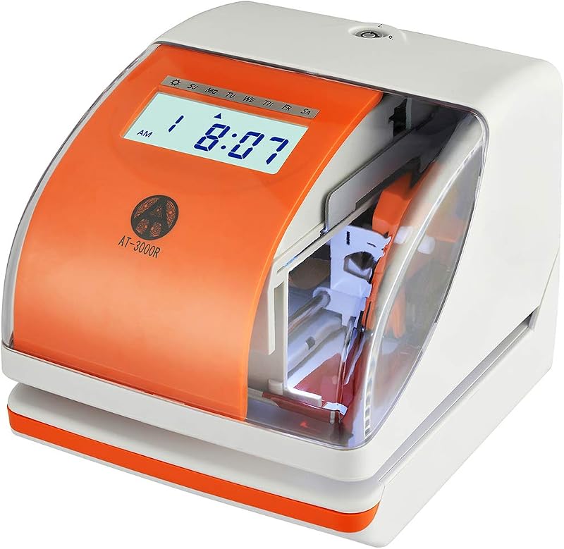 AT-3000R Allied Time usa Reloj digital y sello de fecha | Perfecto para pequeñas empresas