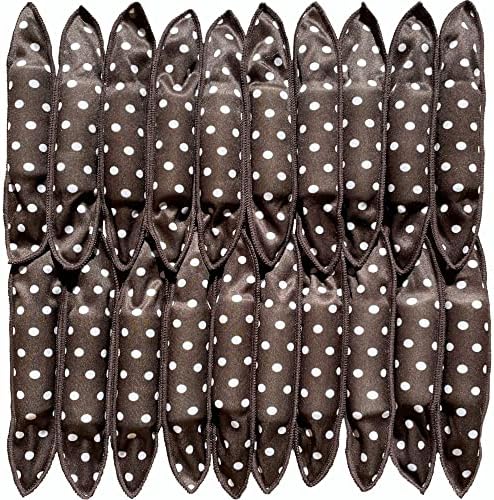 Aimin Heatless Curlers, Soft Overnight Foam Rollers for Long Hair, No Heat Satin Sponge Curlers (40 pcs, black)