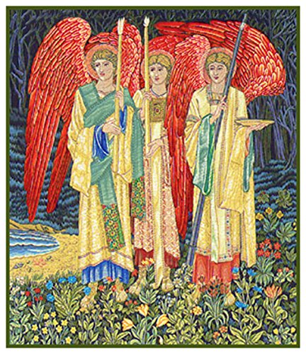 Orenco Originals Holy Grail Angels Detail William Morris Counted Cross Stitch Pattern