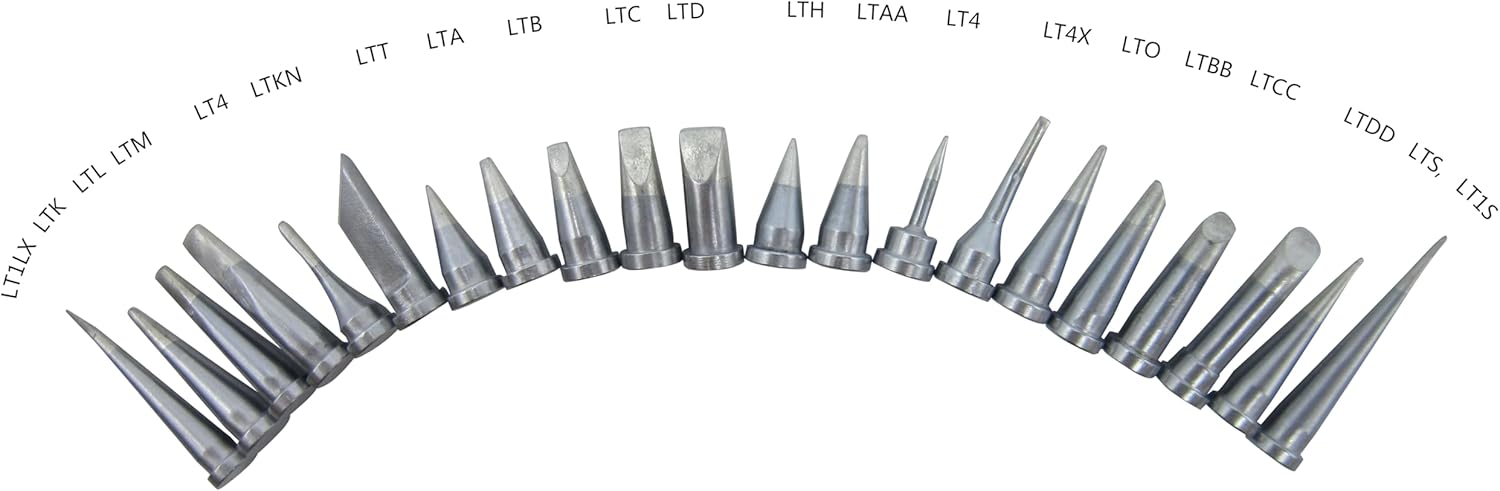 21 PCS LT Replacement Soldering Tips for WP80 WSP80 WSFP8 WD1000 WD2000 WSD81 WS81 WSF81D8 WS81D5 Solder Iron Handle Tip Soldering Tip
