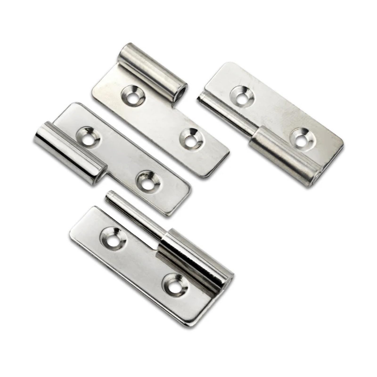 Charnière amovible inox pour rénover une porte d'armoire ou un établi d'atelier