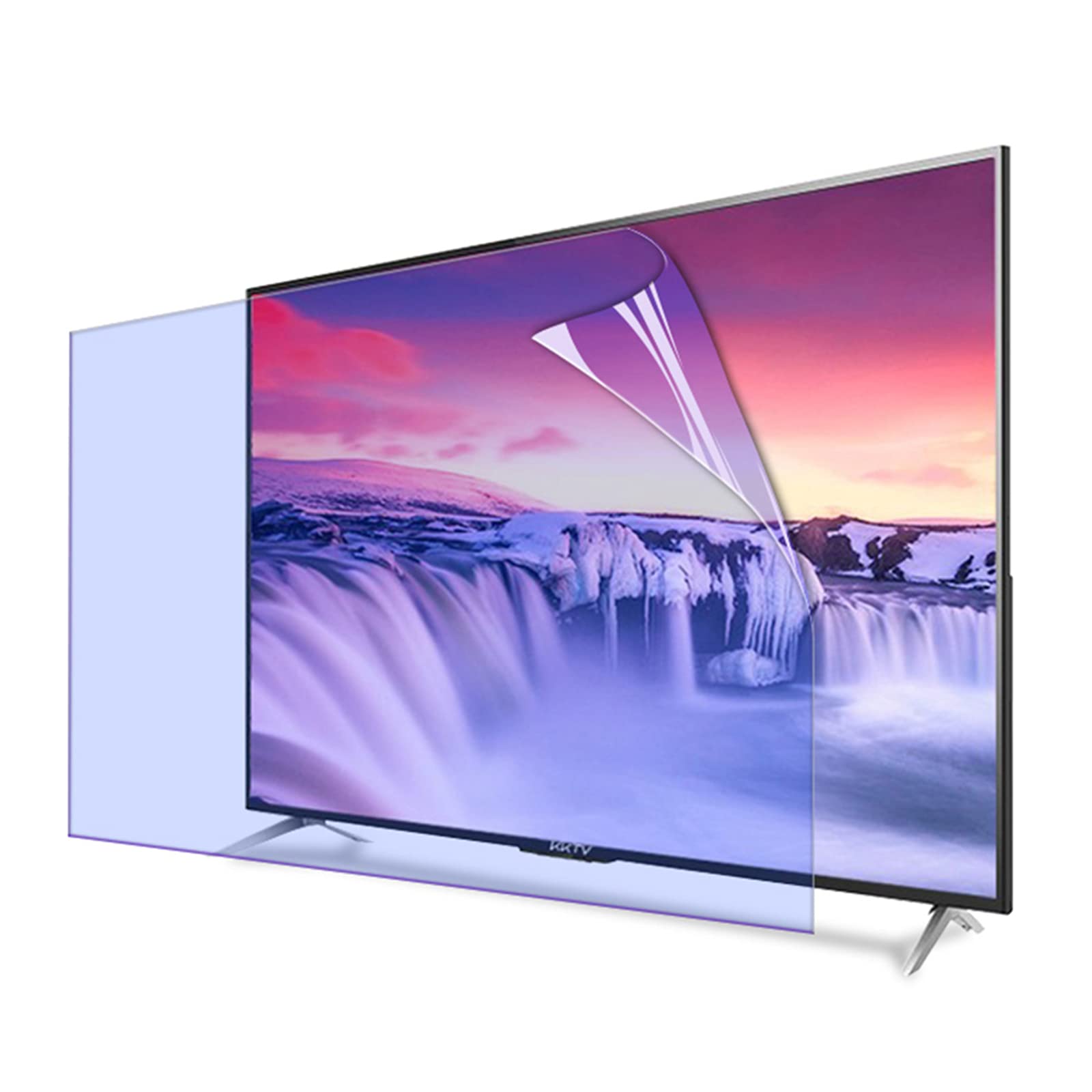Protector De Pantalla para TV PelíCula Antirreflejo Y AntiarañAzos De 75 A 85 Pulgadas Alivia La Fatiga Ocular Y Reduce El Reflejo para LCD Led OLED,77inch 1722x993mm