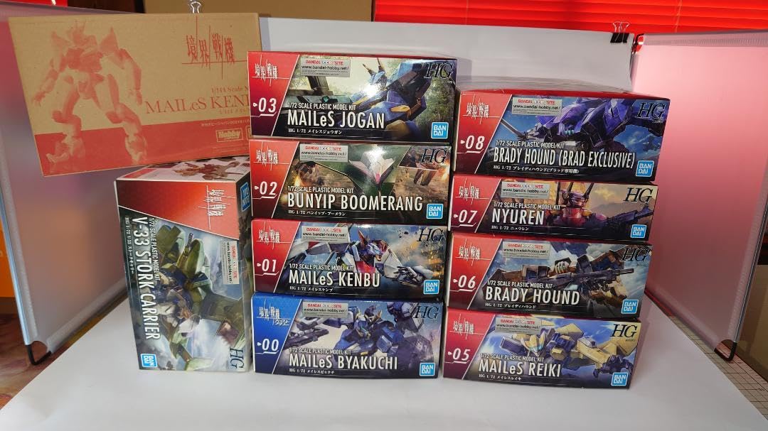 境界戦機 10体セット　まとめ売り 境界戦機プラモデルまとめ売り 10体 Amazon.co.jp: 境界戦機