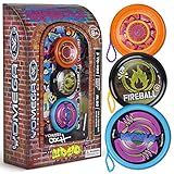 3 Pack Yomega Urban Graffiti Yo-Yo Gift Set with 150 Trick Instructional DVD