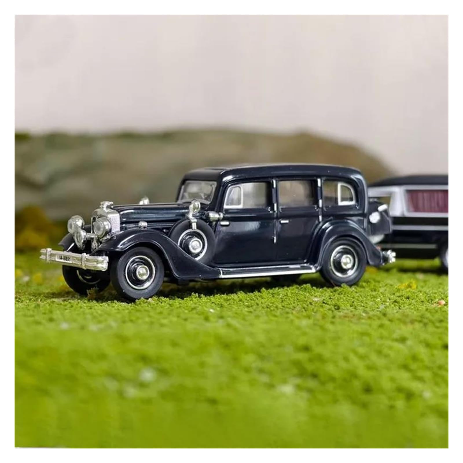 Metallo Scala Replica 1:87 Per Horch Pullman 851 Classic Car Simulazione Modello In Lega Display Statico Giocattolo Da Collezione