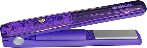 Miniatura 3 de Plancha de pelo inalámbrica, plancha plana inalámbrica  Conair Violet Vamp  Plancha de pelo de cerámica para mujer, plancha plana recargable,
