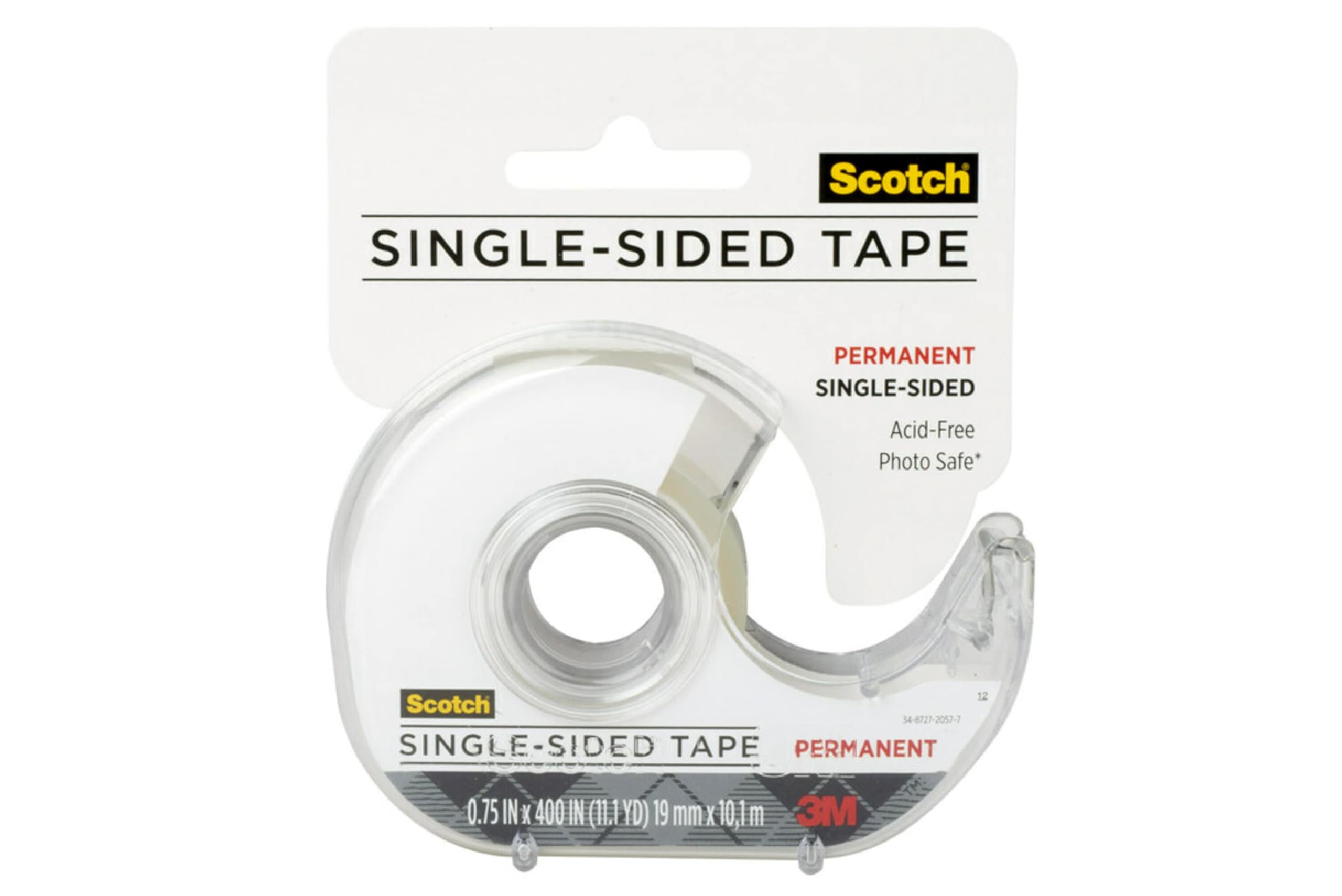 Scotch Tape Single Sided, 3/4 in x 400 in (001-CFT)
