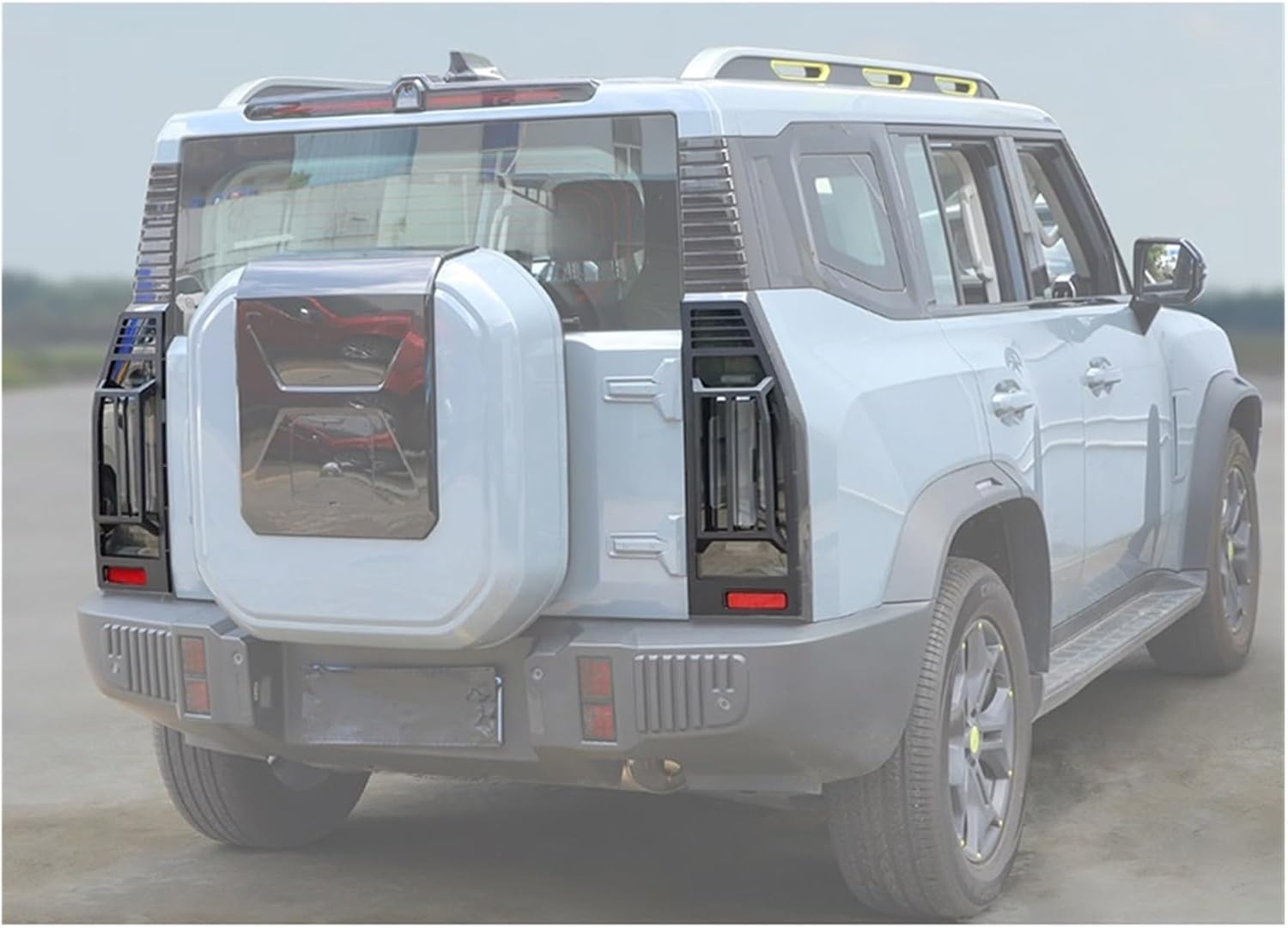 Iron Exterior Rear Tail Light Protective Cover Compatible For Chery Jetour Traveller T2 2023 Up Car Accessories