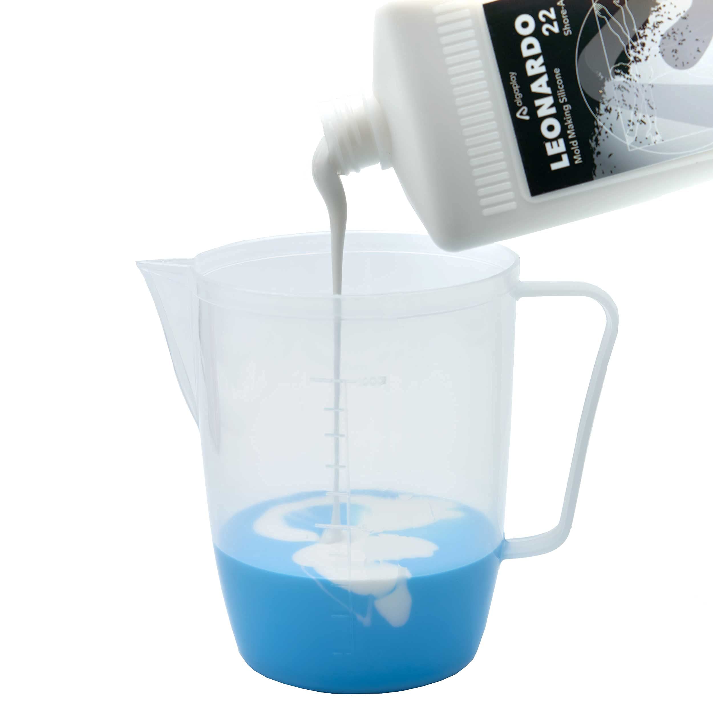 Leonardo Molding Silicone - Goma de silicona específica para realizar moldes que reproducen fielmente incluso los más pequeños detalles. (2 Kg.)