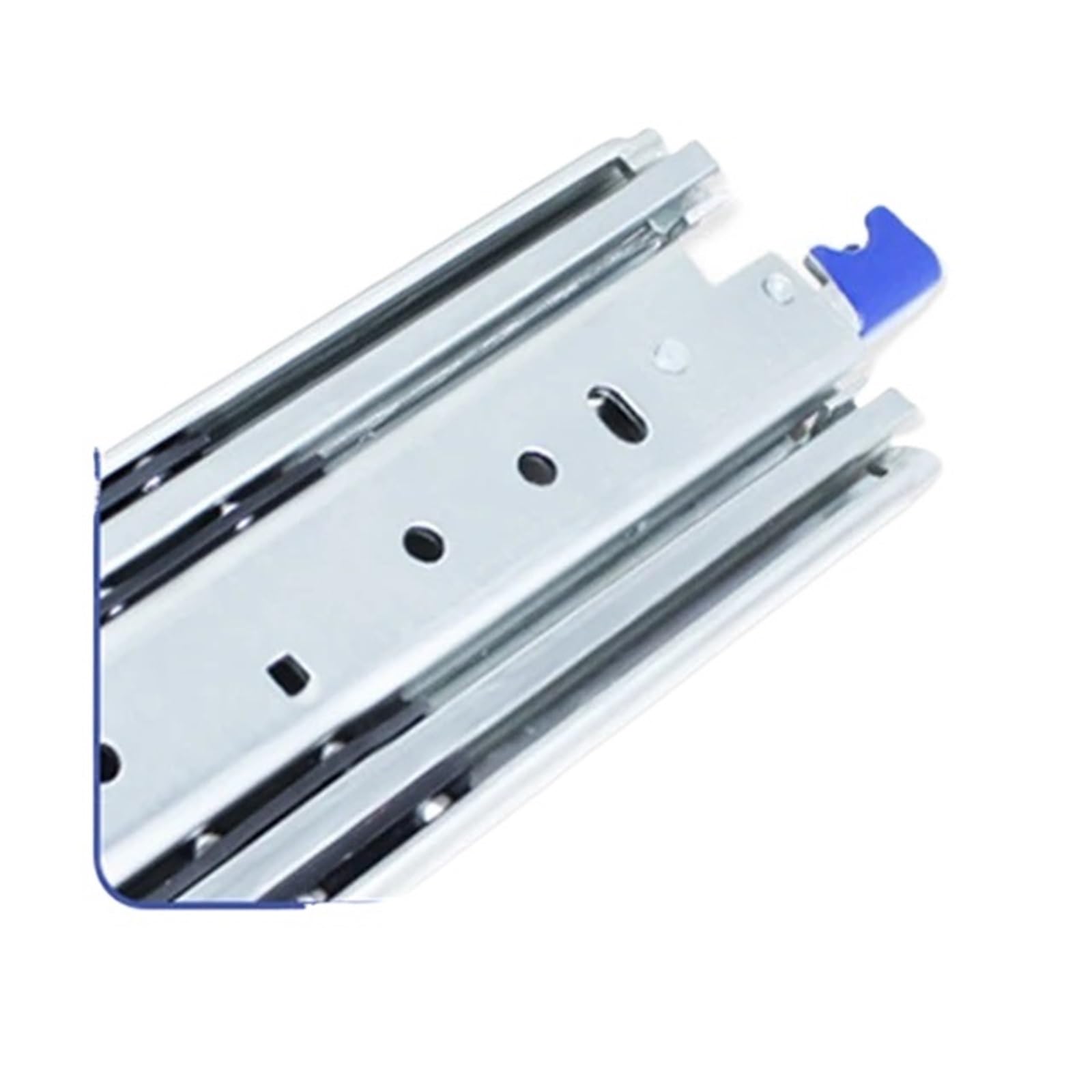 Guias Correderas Para Cajones 500LBS Heavy Drawer Slides With Lock No Rail Ball Bearing Full Extension Loading 3-Fold Guide(With Lock,34inch(850mm))