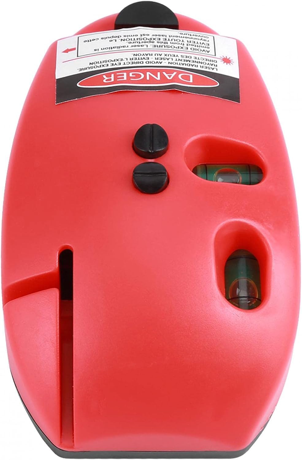 Infrared Laser Level, 2 Lines 90 Degrees Horizontal Line Mouse Type Vertical Laser Levels Infrared Measuring Tool Right Angle Install Shelves Place Floors Home Decor(Red)