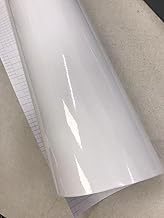 WHITE GLOSS Car Vinyl Wrap Sheet Car Vinyl Wrapping 'Air Bubble Free' 30CM x 1.52M