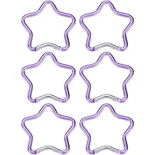 Star Shaped Snap Clip - Durable Keychain Clip Spring Snap Hook for Backpacks, Outdoor Traveling