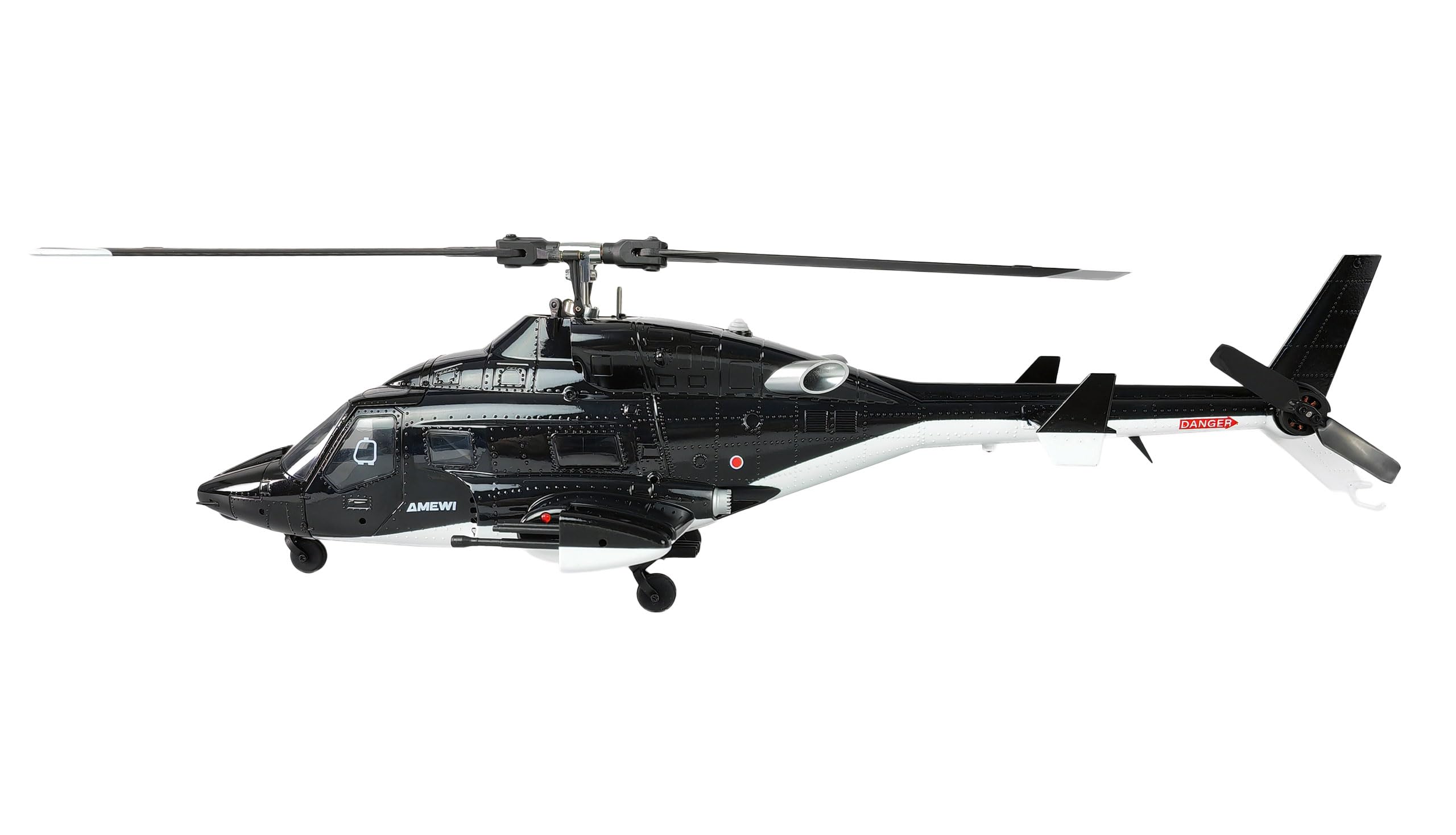 Amewi Bell 222 Airwolf Pro - Elicottero a 6 canali 3D/6G RTF telecomandato RC