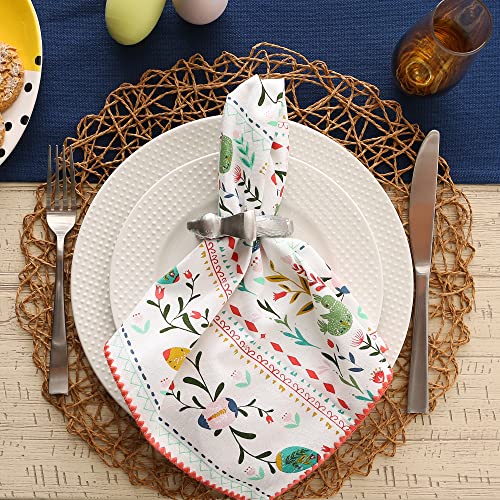 Dii Decorative Unique Novelty Napkin Ring Set, Rabbit, 4 Count #TOP5