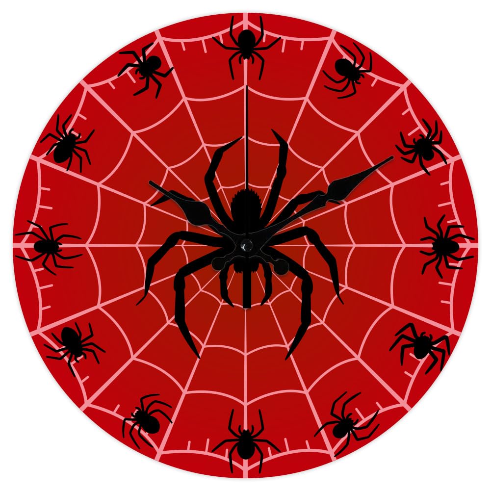 Horloge murale d'Halloween 30,5 cm pour bureau stylé