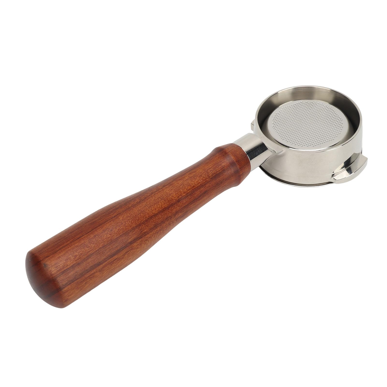Filtro Portafilter 58mm in Acciaio Inox 304 con Manico in Legno,