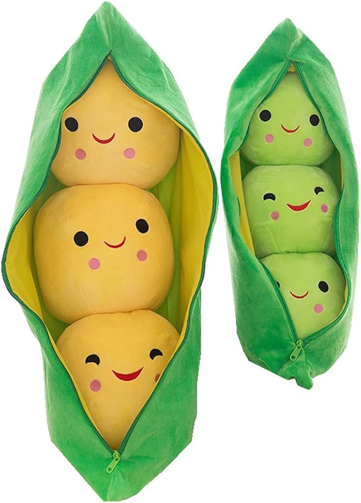  ロンドン限定 えんどう豆ぬいぐるみ 新品　ダク付き Amazon.co.jp: クッション ぬいぐるみ 子供 枝豆 25 40 50 70 90cm