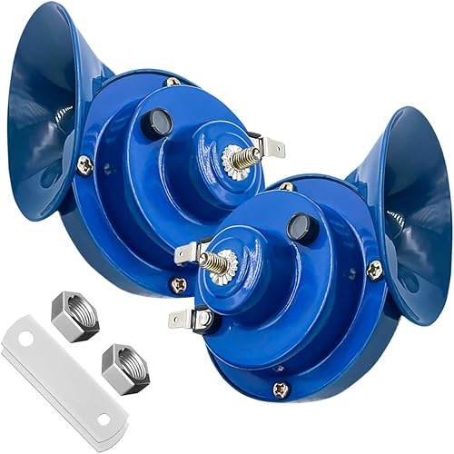 Miniatura 9 de Bocina eléctrica de caracol impermeable de 12 V, bocinas de tono alto de 300 dB, reemplazan a automóviles, SUV, camiones, motocicletas, automóvil