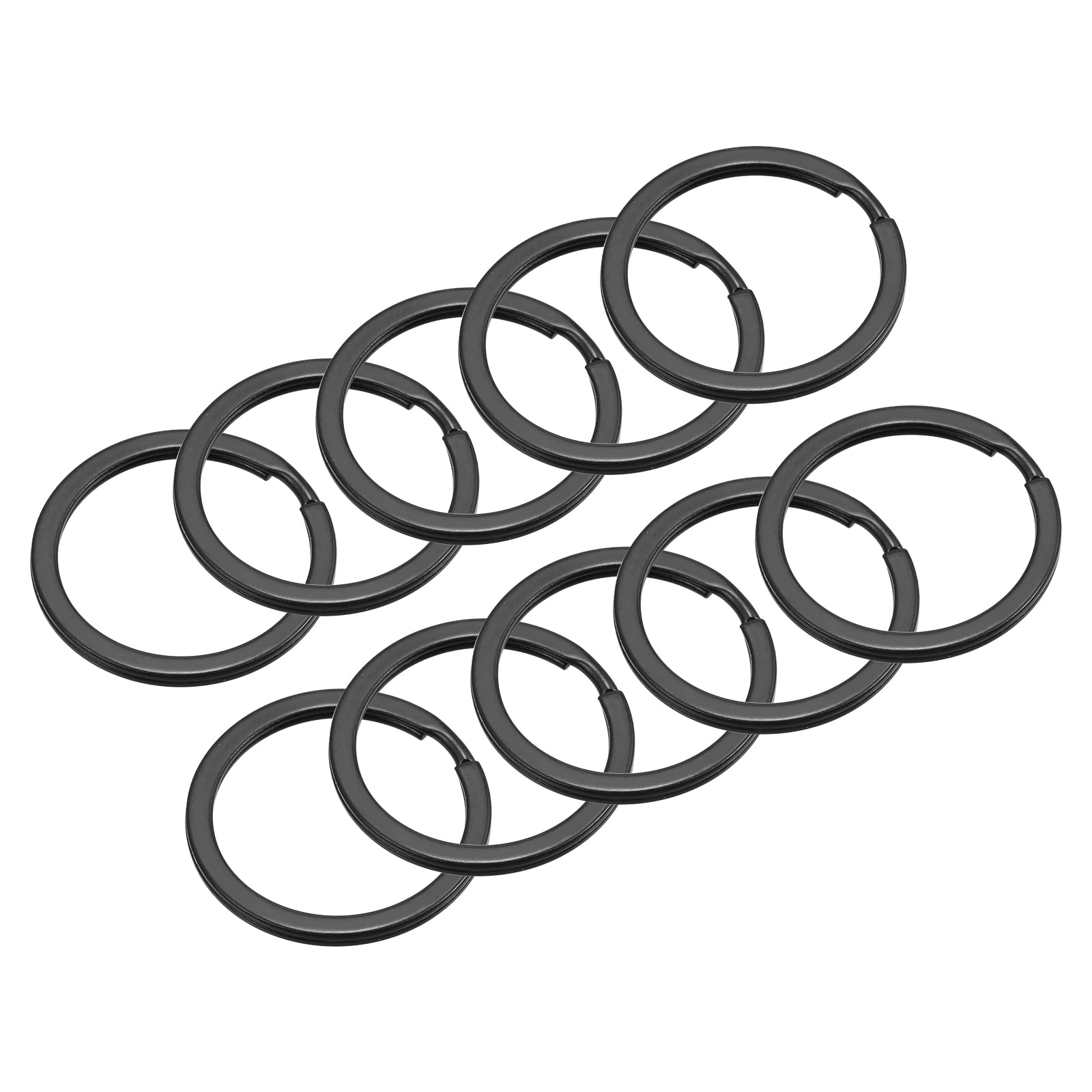 Amazon.com: uxcell Split Keychain Rings, 30mm/1.2inch Round Flat