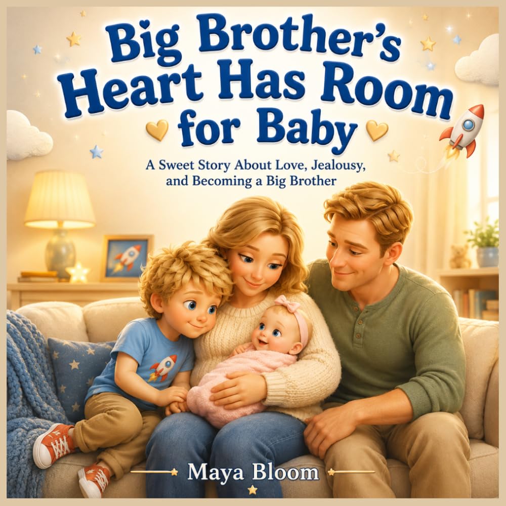 Big Brother’s Heart Has Room for Baby: A Sweet Story About Love, Jealousy, and Becoming a Big Brother (Maya Bloom New Baby Sibling Stories)