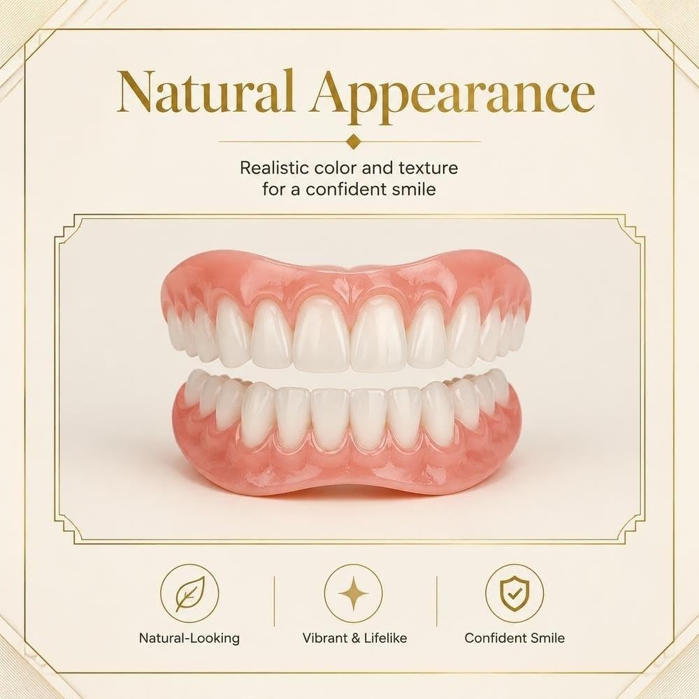 Leichtes, Flexibles Veneers-Set For Künstliche Zähne Im Ober Unterkiefer