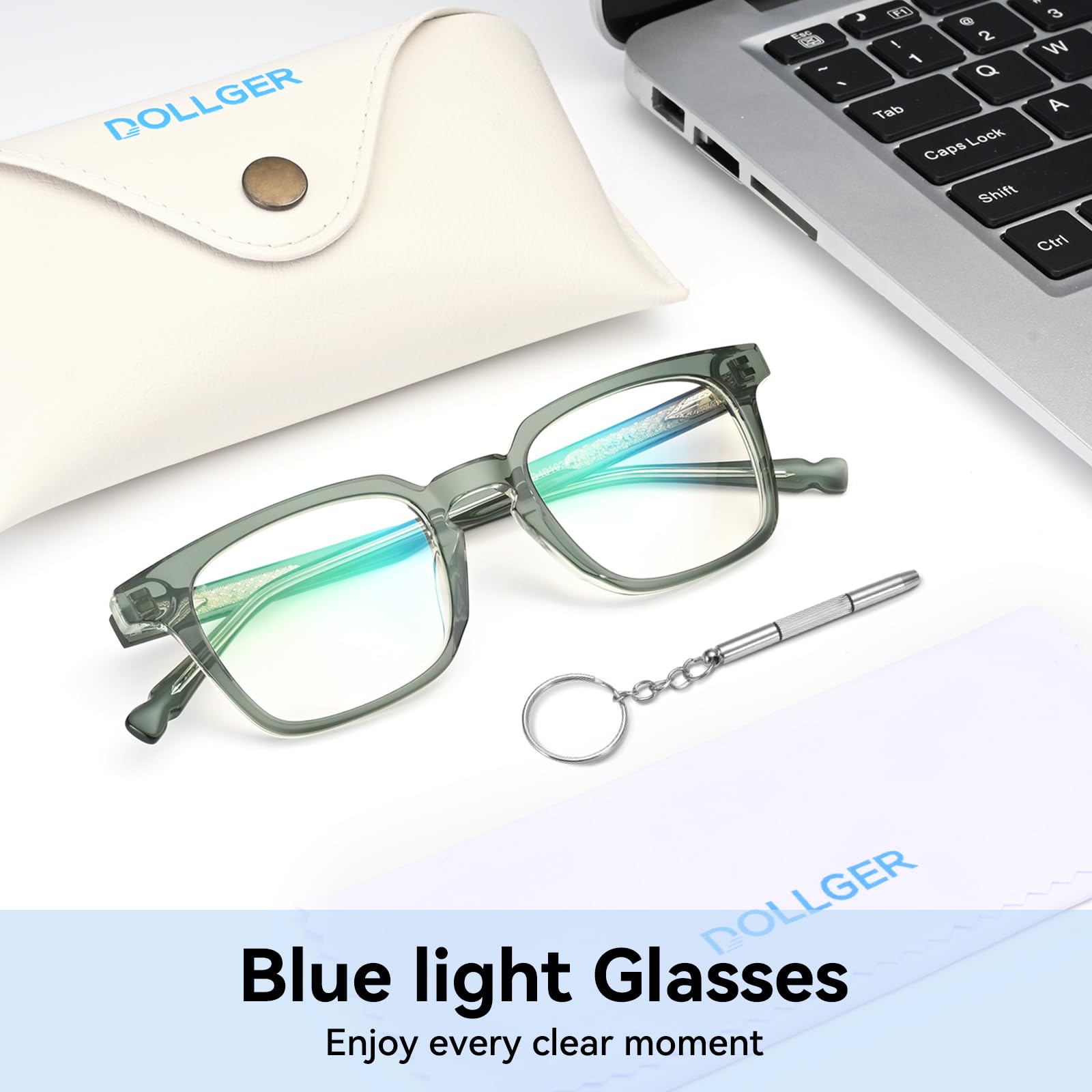 Dollger Occhiali con blocco della luce blu per uomini e donne occhiali da computer antiriflesso con lente AC Square Retro Unisex occhiali per schermo digitale dispositivo