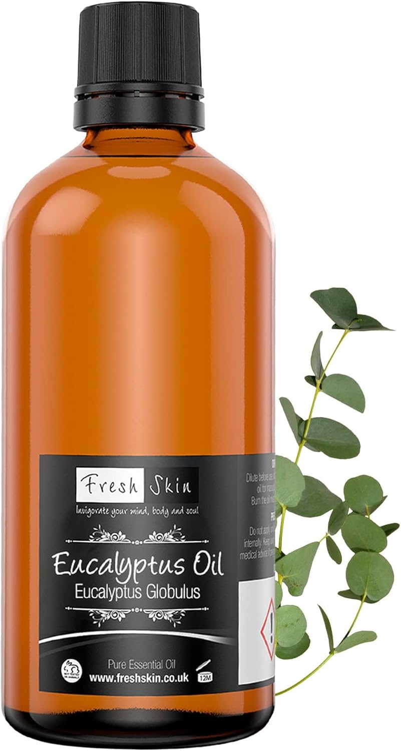 Freshskin Beauty LTD | Eucalyptus Essential Oil – 100ml – 100% Pure & Natural Essential Oils Freshskin Beauty LTD | Eucalyptus Essential Oil – 100ml – 100% Pure & Natural Essential Oils